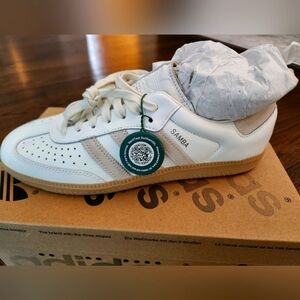 Unisex Adidas samba og M9.5/w 11 creme/white
